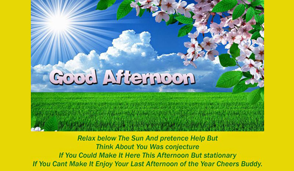 Good Afternoon Quotes