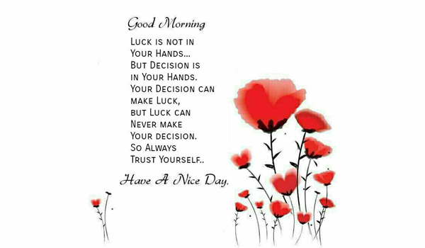 Morning Thoughts