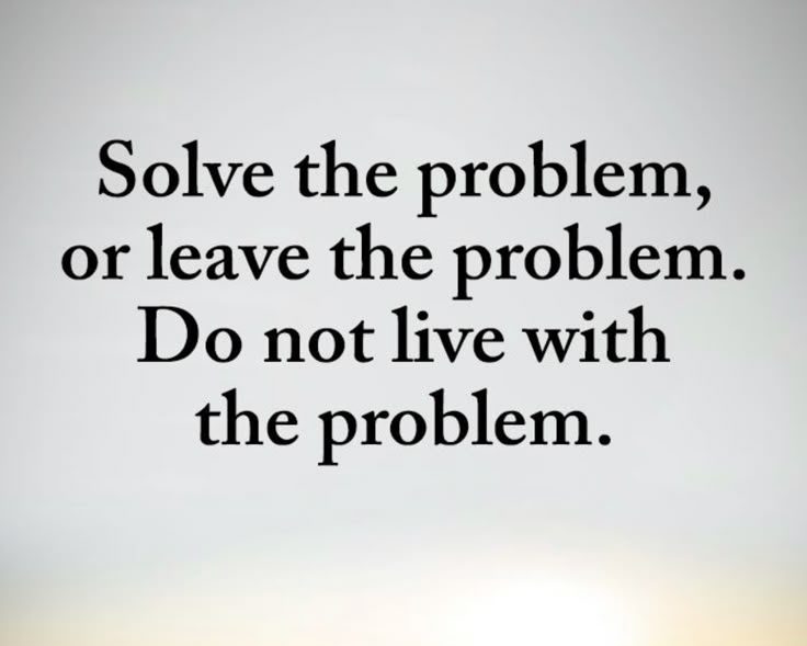 Problem Resolution