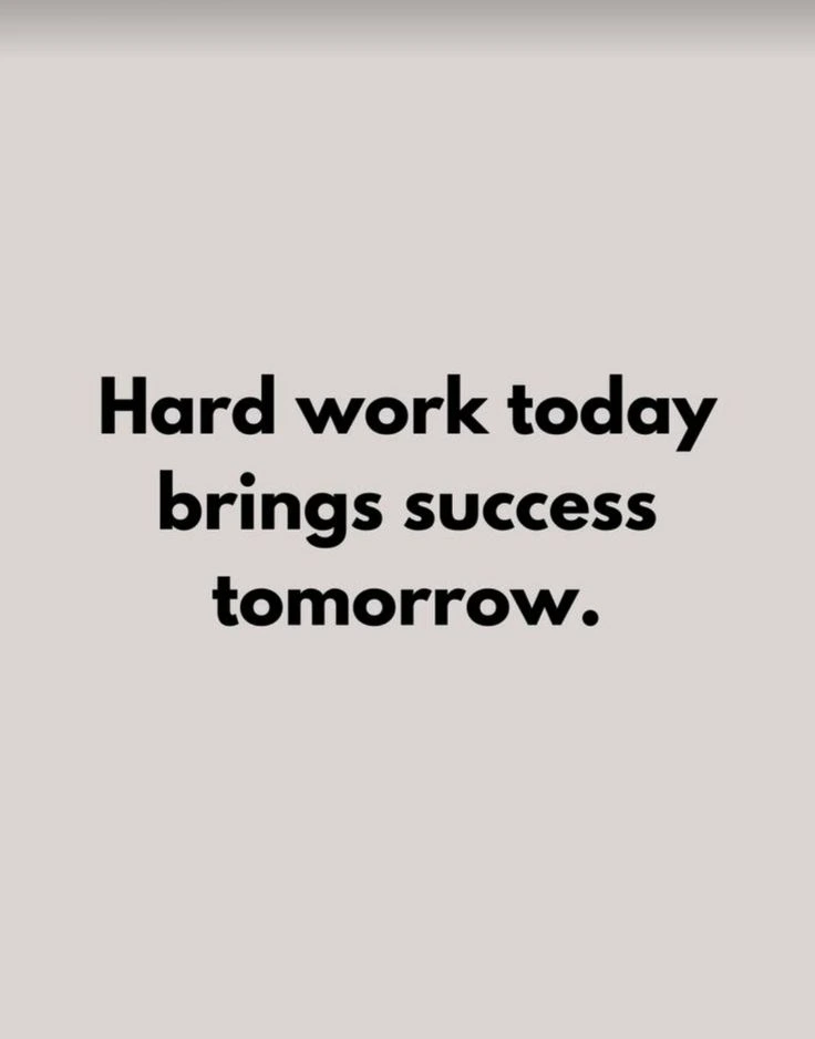 Hard Work Success